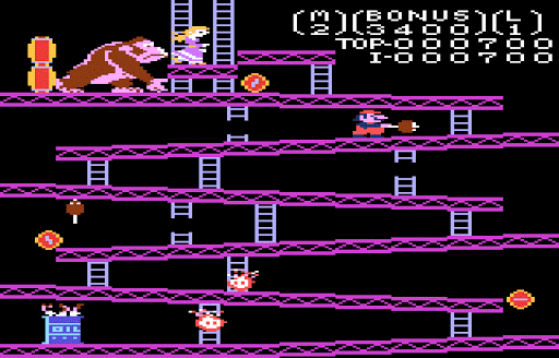 Donkey Kong on the Atari 7800