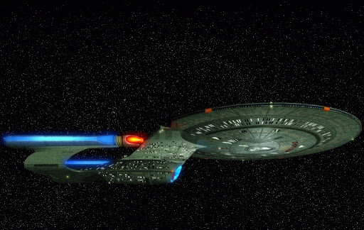 Enterprise D - Side View