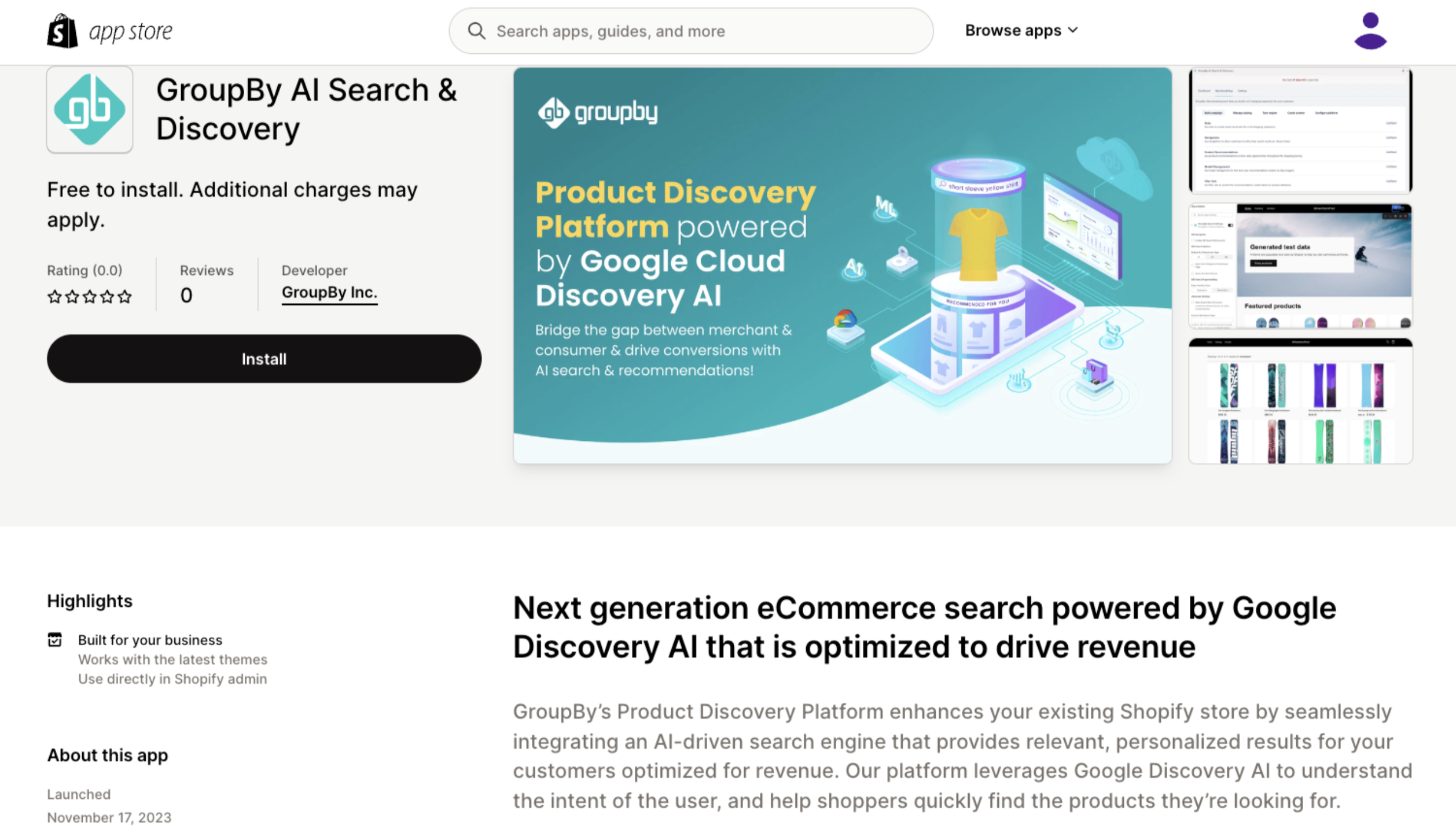 Shopify App Store Launch