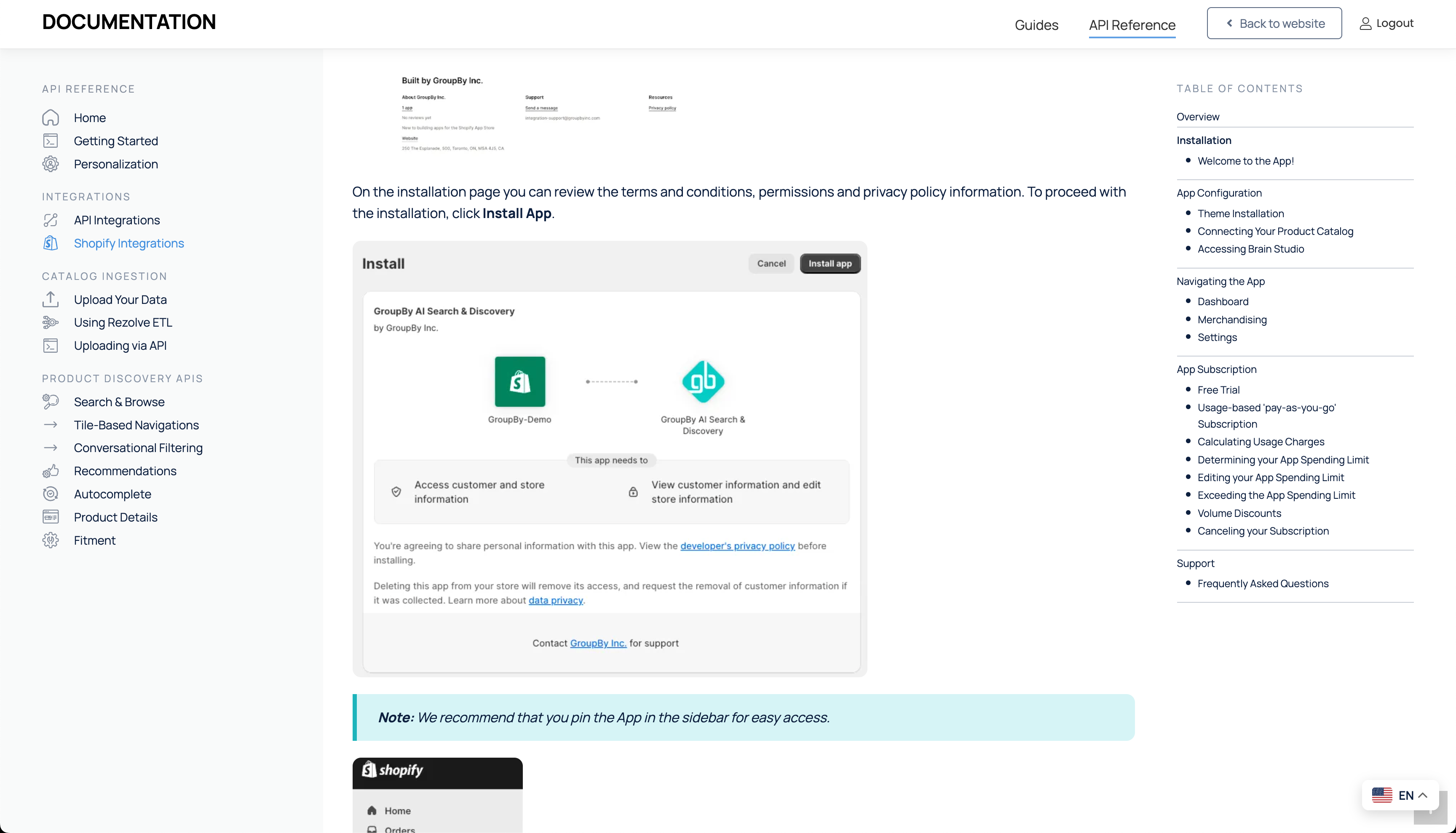 Shopify Developer Documentation